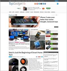 TopGadget News & Reviews Theme