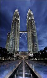 Petronas Towers Kuala Lumpur Malaysia, Second Tallest Building in The World