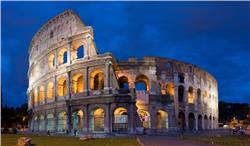 Colosseum in Rome Italy : the largest amphitheatre in the world