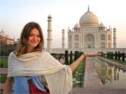 Taj Mahal mausoleum in Agra India 