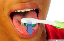 Brushing your tongue reduces bacteria growth and reduces bad breath